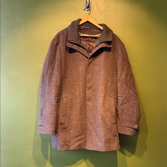 Cardinal Of Canada Other - Cardinal of Canada Men's Brown Wool Jacket